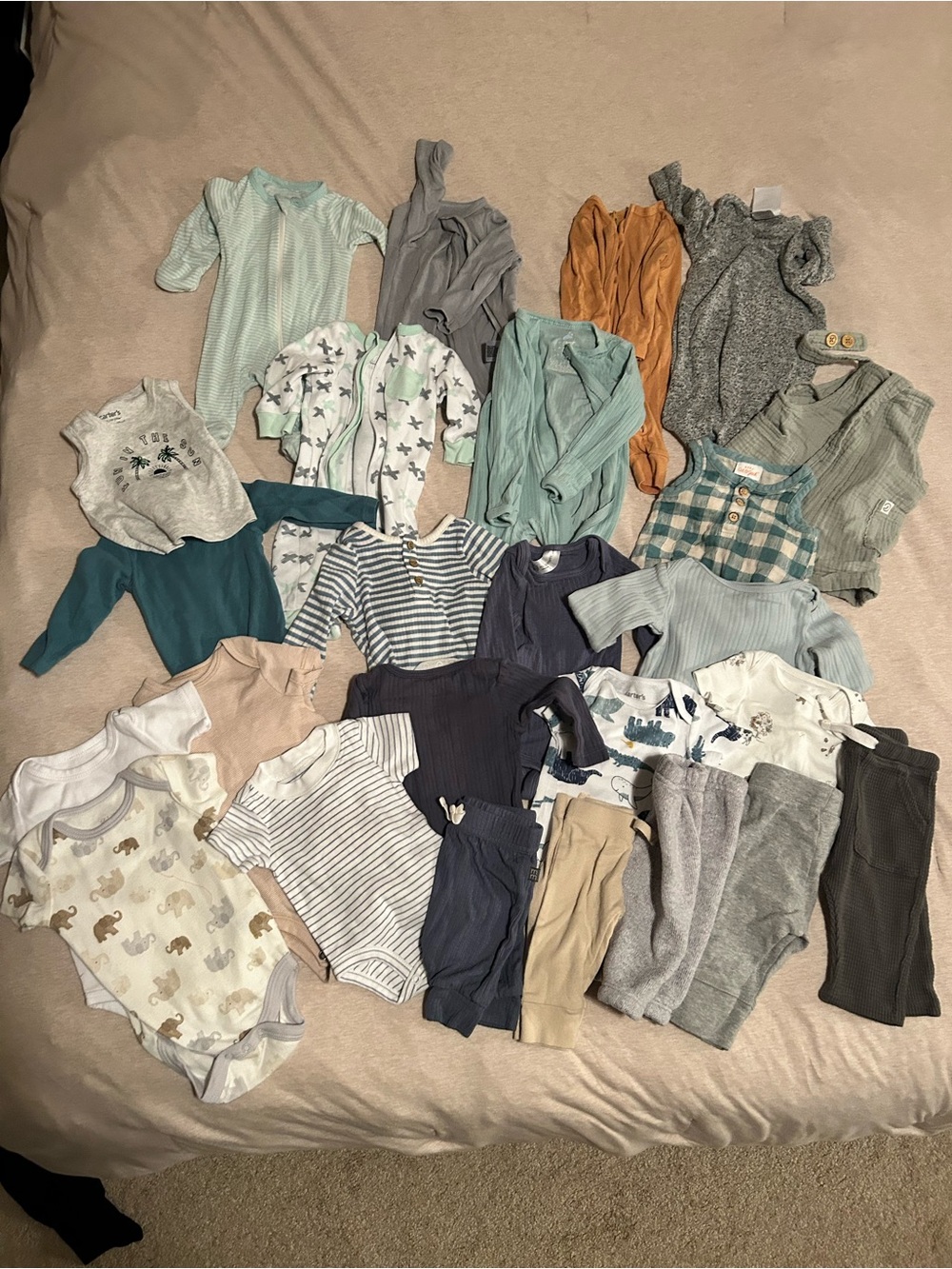 Newborn Baby Boy Lot 25 items